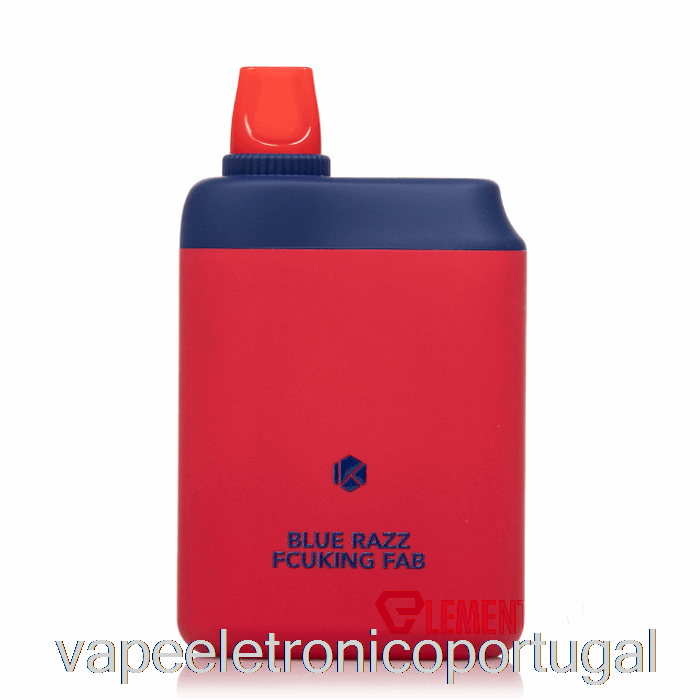 Vape Eletrônico Kadobar X Pk Marcas Pk5000 Descartável Azul Razz Fcuking Fab